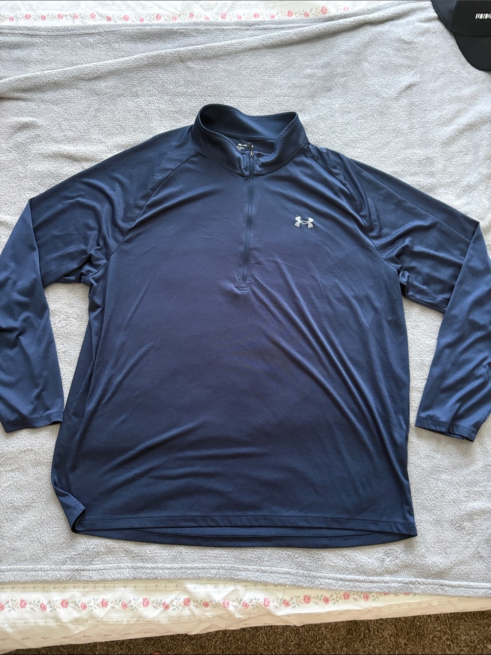 Under Armour Navy Quarter-Zip Performance Pullover